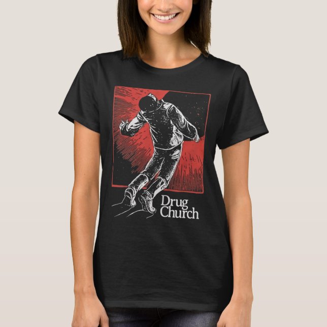 Drug Church Exploding Sun T Shirt (Framsida)