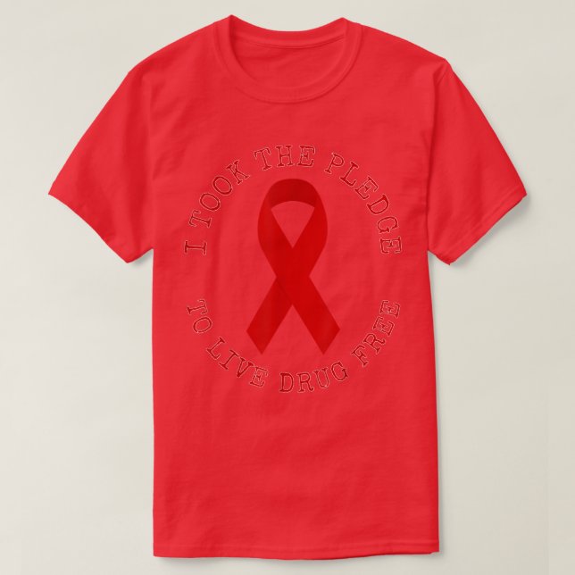 Drug Free Zone T  Shirt (Design framsida)