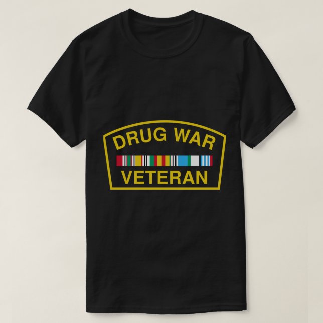 Drug Krig Veteran T-Shirt Classic T-Shirt (Design framsida)