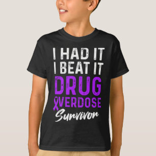 Drug Overdos Medveten Warrior Överlevande 11 T Shirt