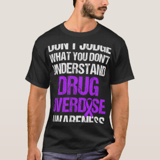 Drug Overdos Medveten Warrior Överlevande 4 T Shirt