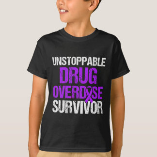 Drug Overdos Medveten Warrior Survivor 40 T Shirt