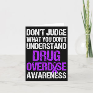 Drug Overdose Awareness Warrior Survivor 4  Kort