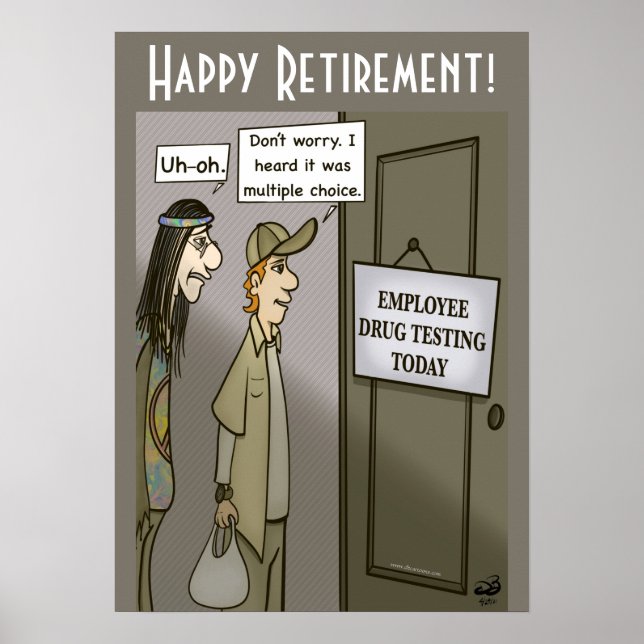 Drug Testing av medarbetare Poster (Framsidan)