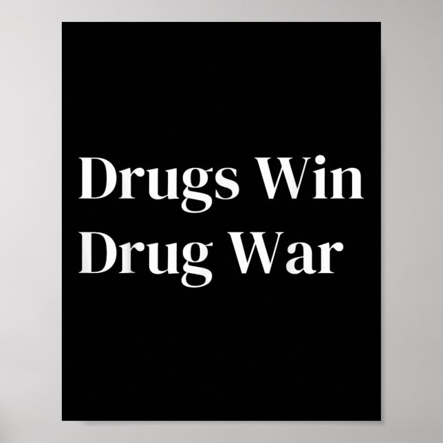 Drug Win Drug Krig Poster (Framsidan)