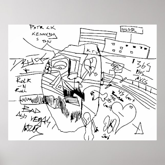 DRUGER OCH ROCK N ROLL POSTER (Framsidan)