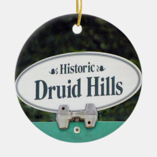Druid Backe, Druid Backe Atlanta, Druid Backe Julgransprydnad Keramik