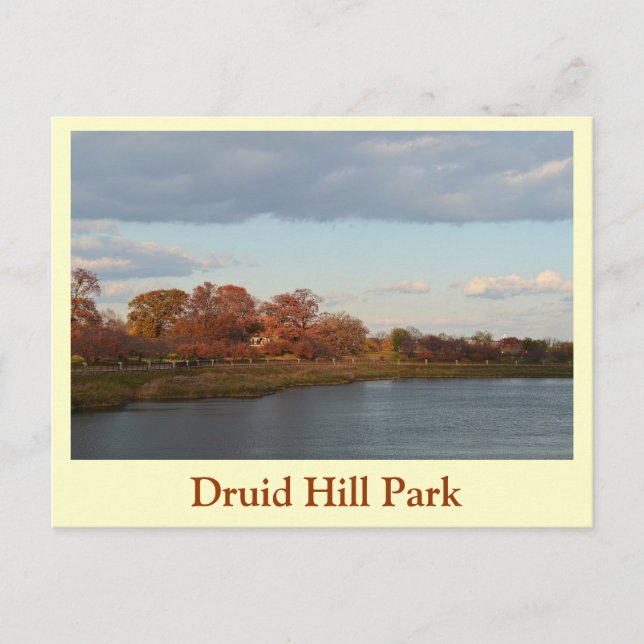Druid Backe Park Vykort (Framsida)