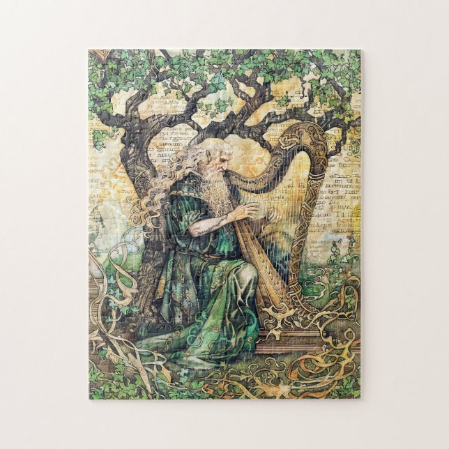 Druid Celtic Wise Priest of Nature Pussel (Vertikal)