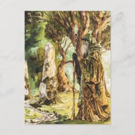 Druid Celtic Wise Priest of Nature Vykort