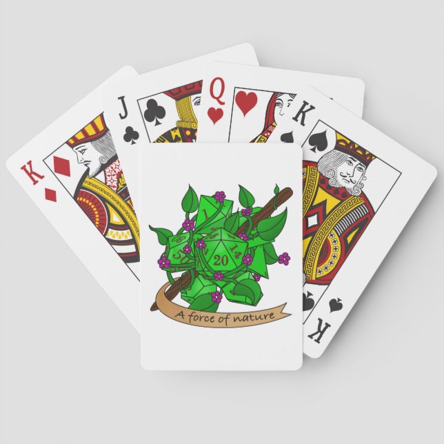 Druid Dice Design Casinokort (Baksidan)