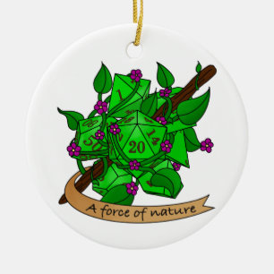 Druid Dice Design Julgransprydnad Keramik