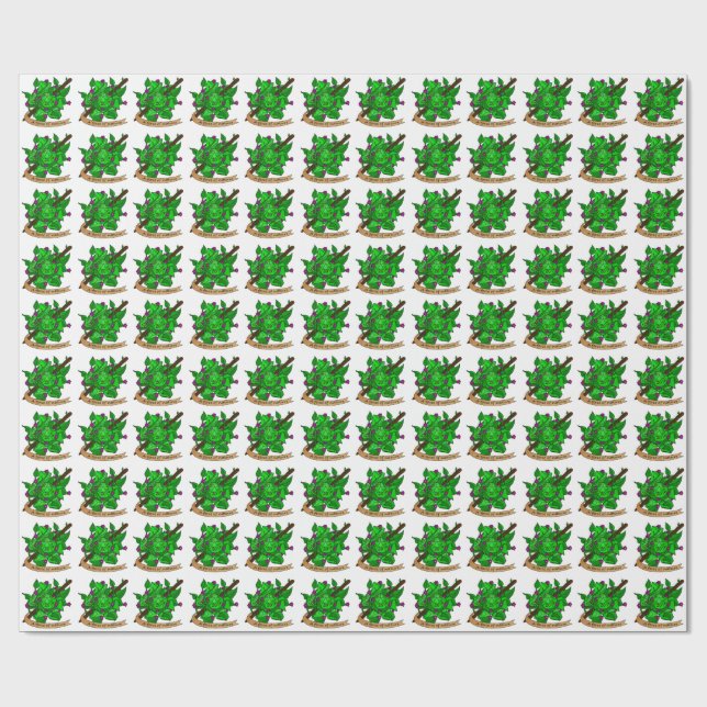 Druid Dice Design Presentpapper (Platt)