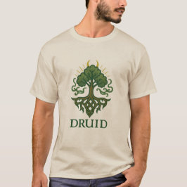 Druid — Guardião da Natureza e Magia Selvagem T Shirt