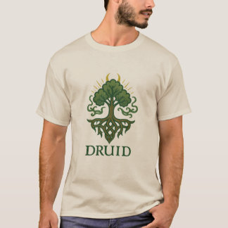  Druid — Guardião da Natureza e Magia Selvagem T Shirt