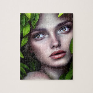 Druid Nature Goddess Woman fantasy art Pussel
