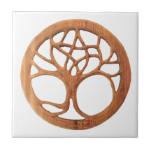 Druidträd med den gömda Celtic pentaclen