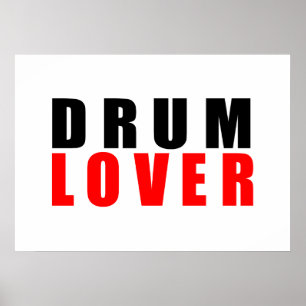 Drum älskare poster