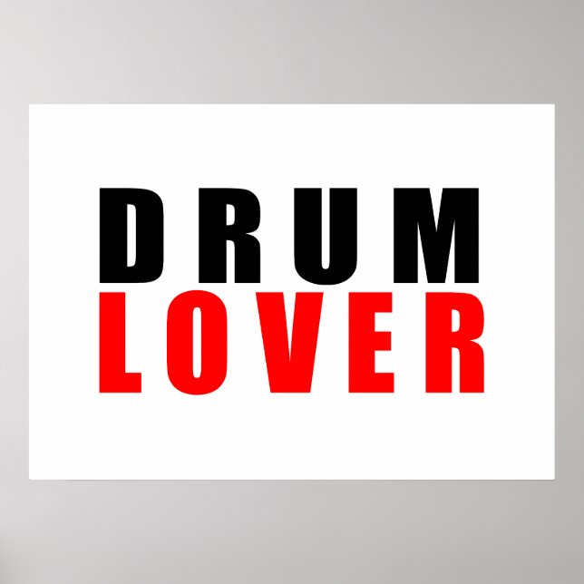 Drum älskare poster (Framsidan)