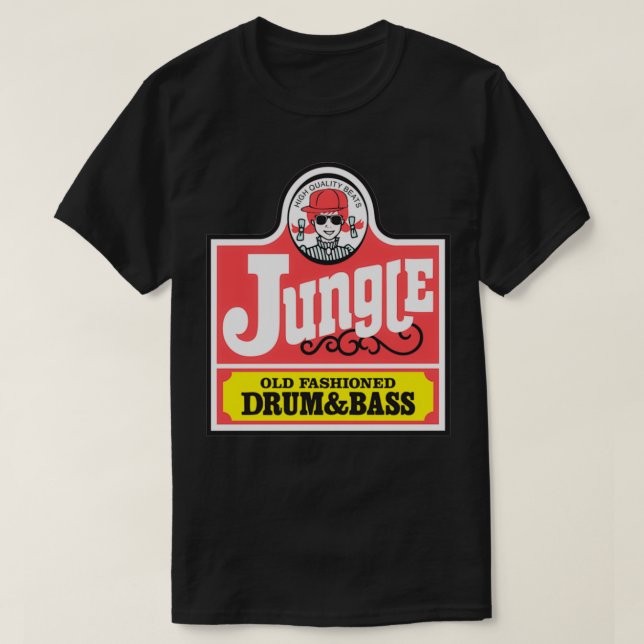 Drum And Bass Jungle Quality by FAKE NEWZ DESIGNS  T Shirt (Design framsida)