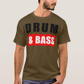 Drum Bass Kärlek Drum och Bass Music DnB T Shirt
