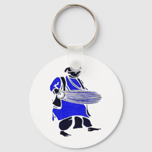DRUM BLUE NYCKELRING