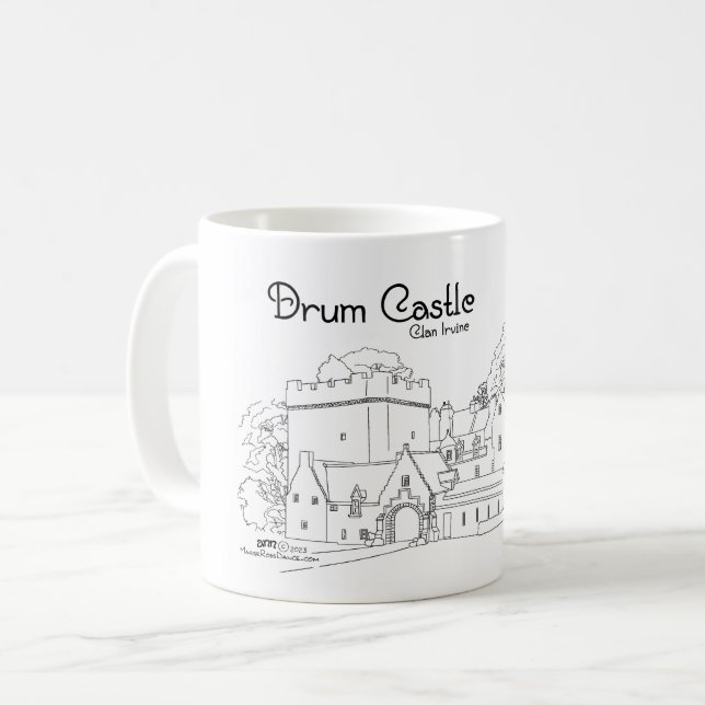 Drum Castle, Aberdeenshire, Skottland Kaffemugg (Framsida vänster)