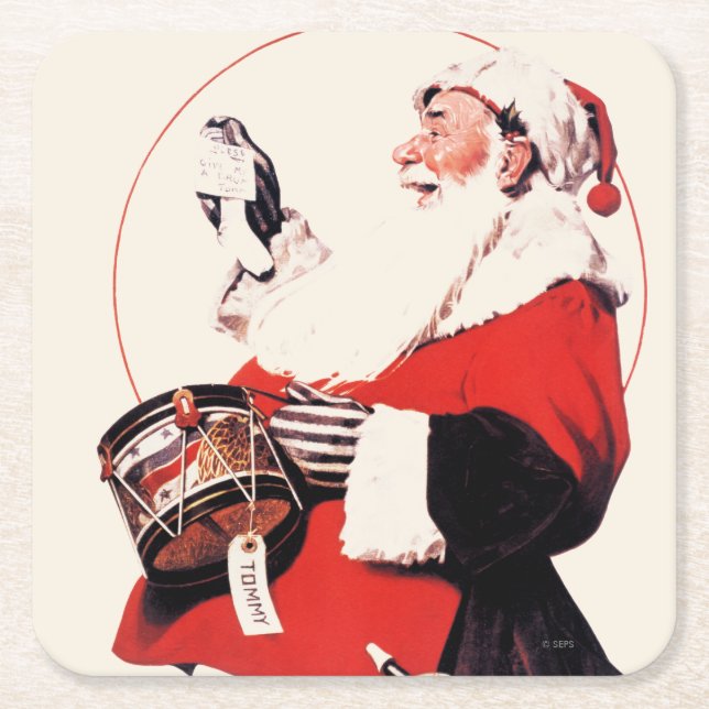 Drum för Tommy Underlägg Papper Kvadrat (Framsidan)