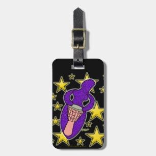 Drum Goddess Luggage Tag Bagagebricka