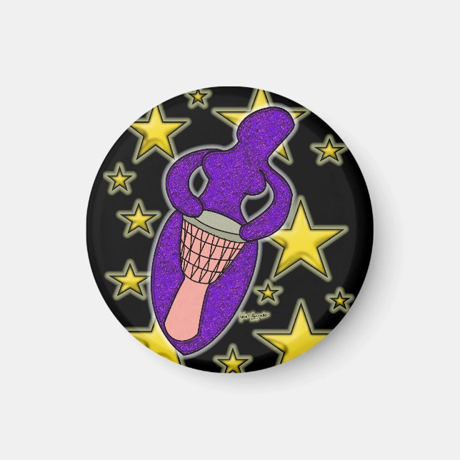 Drum Goddess Magnet (Framsidan)