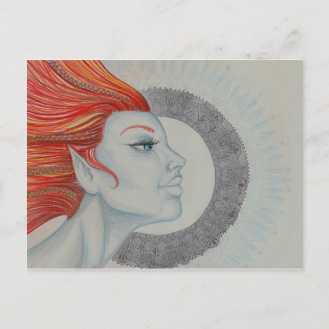 Drum Goddess Vykort (Framsida)