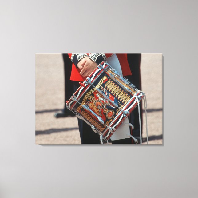 Drum Grenadier Guards - London Canvastryck (Framsida)