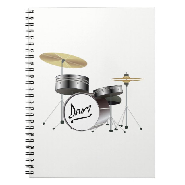 Drum Kit Anteckningsbok (Framsidan)