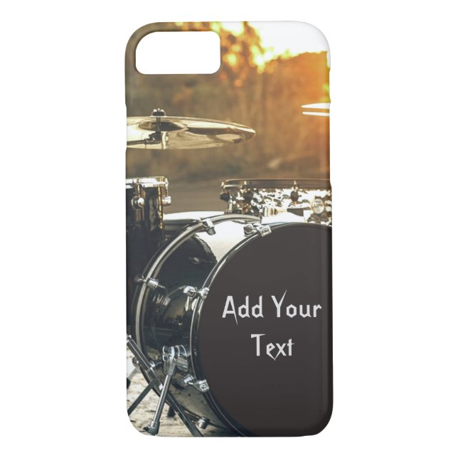 Drum Kit Drummer Sten Anpassa Case-Mate iPhone Skal (Baksida)
