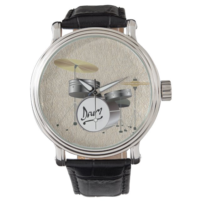 Drum kit - manar watch armbandsur (Framsida)