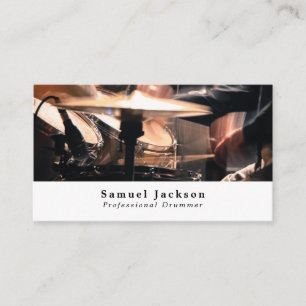 Drum Kit, Professionell Musician Visitkort