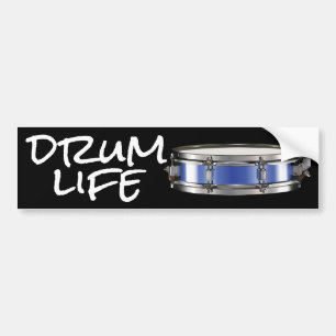 Drum Life Snare Drum Drummer Bildekal