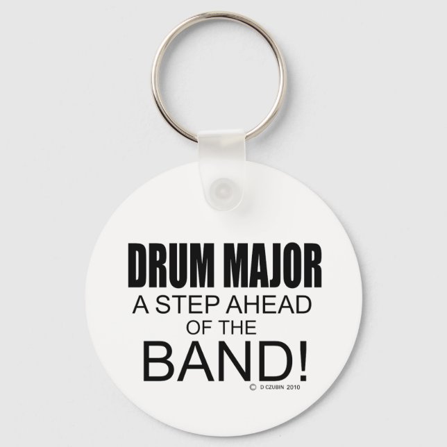 Drum Major ett steg framför bandet! Nyckelring (Framsida)