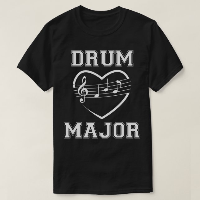Drum Major Marching Band T Shirt (Design framsida)
