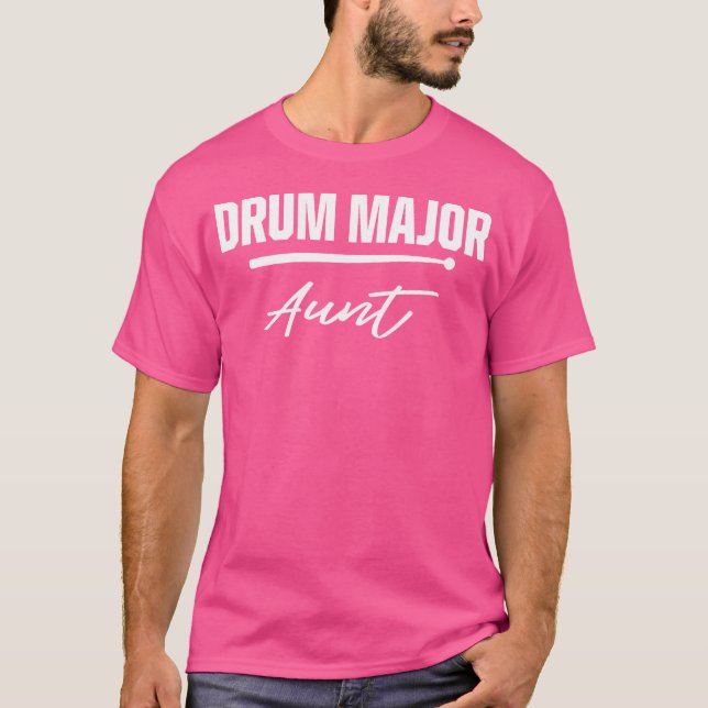 Drum Major Moster Marching Band T Shirt (Framsida)