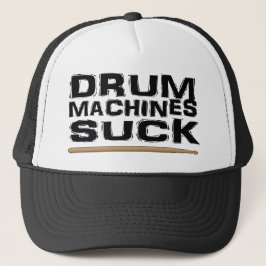 Drum Maskiner Suck Drummer Percussion Truckerkeps