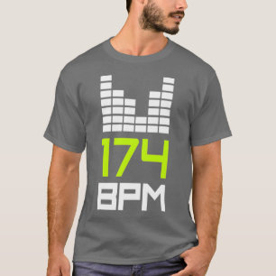 Drum och Bass 174 BPM DnB Music Liquid Jungle T Shirt