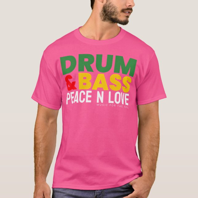 Drum och Bass Dubstep Dnb T Shirt (Framsida)