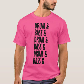 Drum och bass Music Liquid Jungle Edm Coola B T Shirt