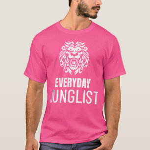 Drum- och bussisk Lejon Jungle 174 bpm-dnb Music T Shirt