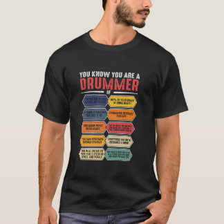 Drum Player Percussion.. Du vet att du är doktor. T Shirt