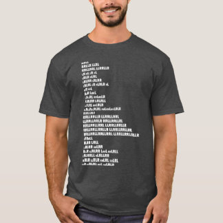 Drum Rudiments Drummer RRLL T Shirt