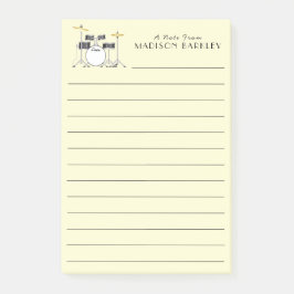 Drum Set Drummer Band Teacher Musician Post-it Block