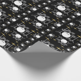 Drum Set Drummer Band Teacher Musician Presentpapper