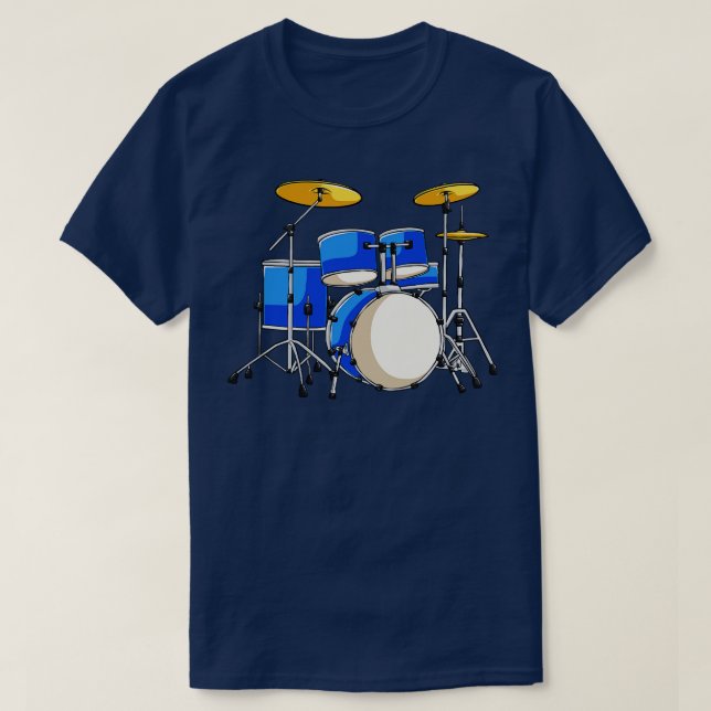 Drum Set Drummer Drummer Sten T Shirt (Design framsida)